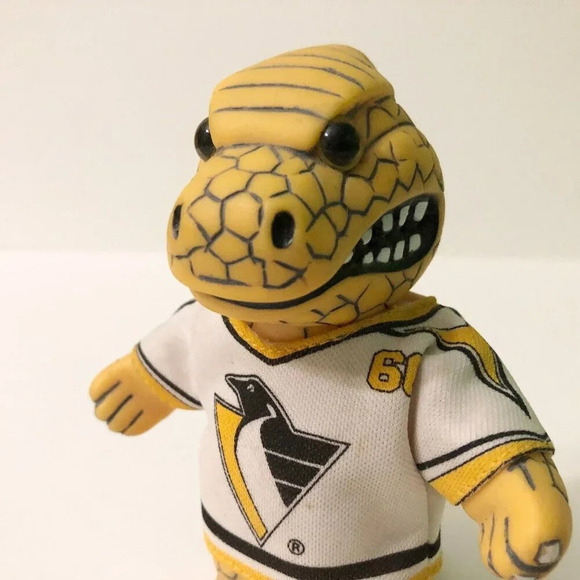 NHL The Predators Dinosaur Figure Woo Wee Pittsburgh Penguins Mario Lemieux Toy - Picture 6 of 15
